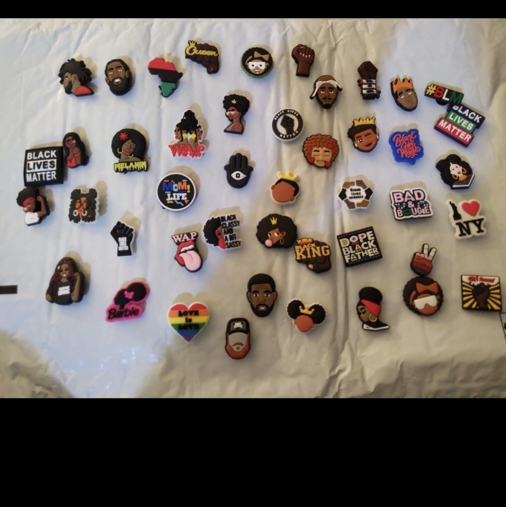 Black Lives Matter Charms. 45 New/Sealed